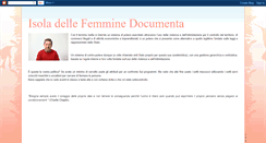 Desktop Screenshot of documentareisoladellefemmine.blogspot.com