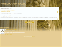 Tablet Screenshot of hotelposadatoledo.blogspot.com