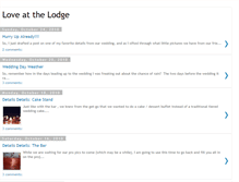 Tablet Screenshot of loveatthelodge.blogspot.com