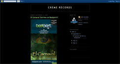 Desktop Screenshot of cremerecords.blogspot.com