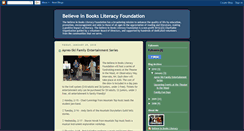 Desktop Screenshot of believeinbooks.blogspot.com
