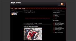Desktop Screenshot of metalalert.blogspot.com