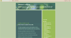 Desktop Screenshot of childrens-internet.blogspot.com