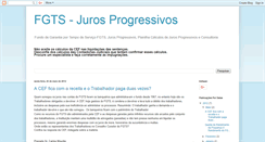 Desktop Screenshot of fgts-jurosprogressivos.blogspot.com