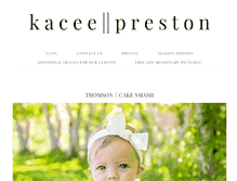 Tablet Screenshot of kaceeprestonphotography.blogspot.com