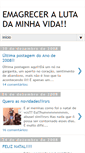 Mobile Screenshot of emagreceralutadaminhavida.blogspot.com