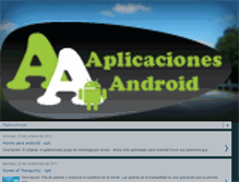 Tablet Screenshot of aplicacionesapk.blogspot.com