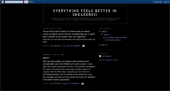 Desktop Screenshot of justsneakers.blogspot.com