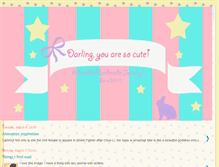 Tablet Screenshot of darlingyouaresocute.blogspot.com