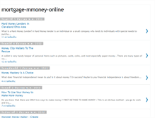 Tablet Screenshot of mortgage-mmoney-online.blogspot.com