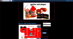 Desktop Screenshot of gottaeatdope.blogspot.com