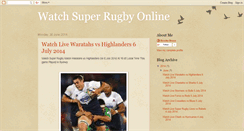 Desktop Screenshot of livesuperrugbyonline.blogspot.com