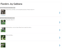 Tablet Screenshot of flandersjoygabbana.blogspot.com