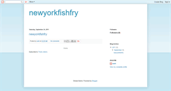 Desktop Screenshot of newyorkfishfry.blogspot.com