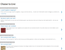 Tablet Screenshot of choose2live.blogspot.com