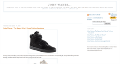 Desktop Screenshot of johnwants.blogspot.com