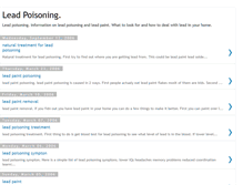 Tablet Screenshot of lead-poisoning.blogspot.com