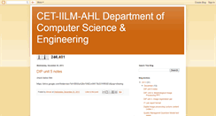 Desktop Screenshot of iilmcse.blogspot.com