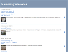 Tablet Screenshot of deamoresyrelaciones.blogspot.com