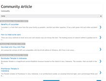 Tablet Screenshot of communityarticle.blogspot.com