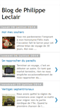 Mobile Screenshot of philippeleclair.blogspot.com