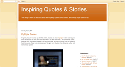 Desktop Screenshot of inspiringquotes4u.blogspot.com