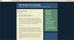 Desktop Screenshot of bankinvestor.blogspot.com