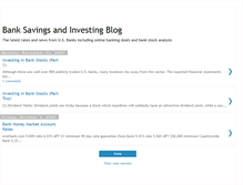 Tablet Screenshot of bankinvestor.blogspot.com