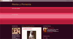 Desktop Screenshot of mentapimienta.blogspot.com