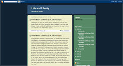 Desktop Screenshot of defendlifeandliberty.blogspot.com