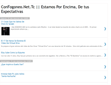 Tablet Screenshot of confogoneo.blogspot.com