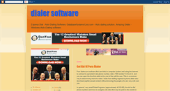 Desktop Screenshot of dialersoftware.blogspot.com