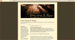 Desktop Screenshot of fairywingsandthings.blogspot.com