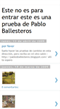 Mobile Screenshot of pabloballesteros.blogspot.com