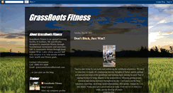 Desktop Screenshot of grassrootsfitness.blogspot.com