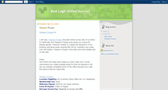 Desktop Screenshot of bestonlinesurvey.blogspot.com