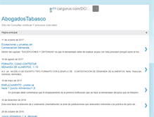 Tablet Screenshot of abogadostabasco.blogspot.com