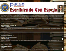 Tablet Screenshot of escribiendoconespejo.blogspot.com