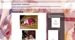 Desktop Screenshot of mymujahidahsolehah.blogspot.com