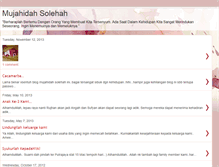 Tablet Screenshot of mymujahidahsolehah.blogspot.com