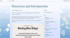 Desktop Screenshot of dissectionandintrospection.blogspot.com