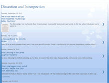 Tablet Screenshot of dissectionandintrospection.blogspot.com