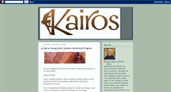 Desktop Screenshot of kairosadventure.blogspot.com