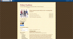 Desktop Screenshot of fisherfashion.blogspot.com