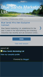 Mobile Screenshot of bluesandsmarketing.blogspot.com