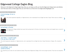 Tablet Screenshot of edgewoodcollegeeagles.blogspot.com