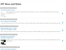 Tablet Screenshot of iotnews.blogspot.com