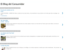 Tablet Screenshot of elblogdelconsumidor.blogspot.com