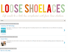 Tablet Screenshot of looseshoelaces.blogspot.com