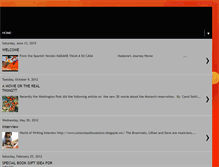 Tablet Screenshot of madamesjourneyhome.blogspot.com